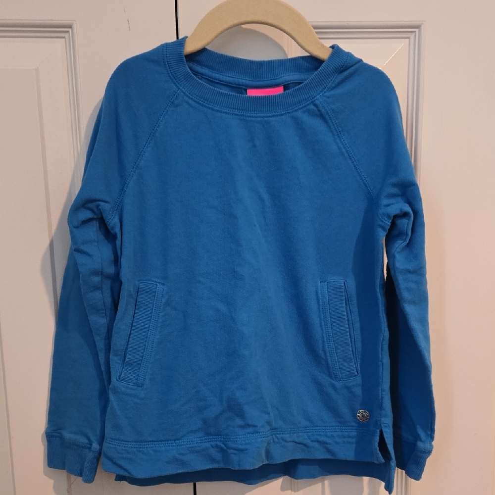 Lilly Pulitzer Beachcomber Long Sleeve Top Size 6/7 Girls
